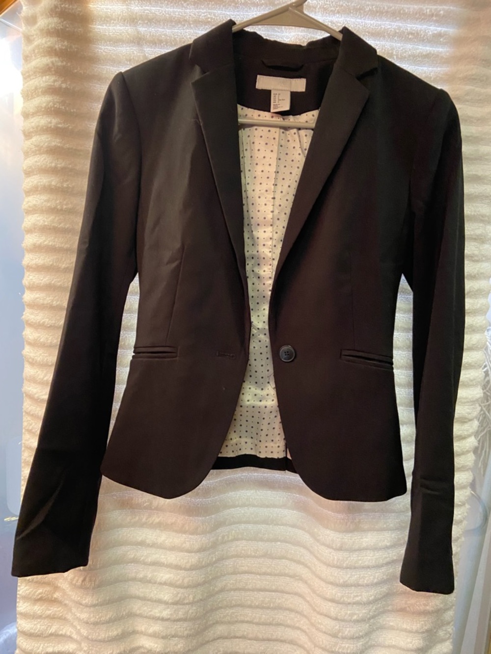 H&M Black Single-Button Women's Blazer